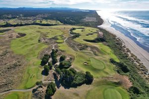 Bandon Dunes 13th 14th 15th 16th Aerial